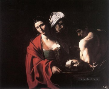 banquet of the officers of the st george civic guard company 1 Painting - Salome with the Head of the Baptist Caravaggio